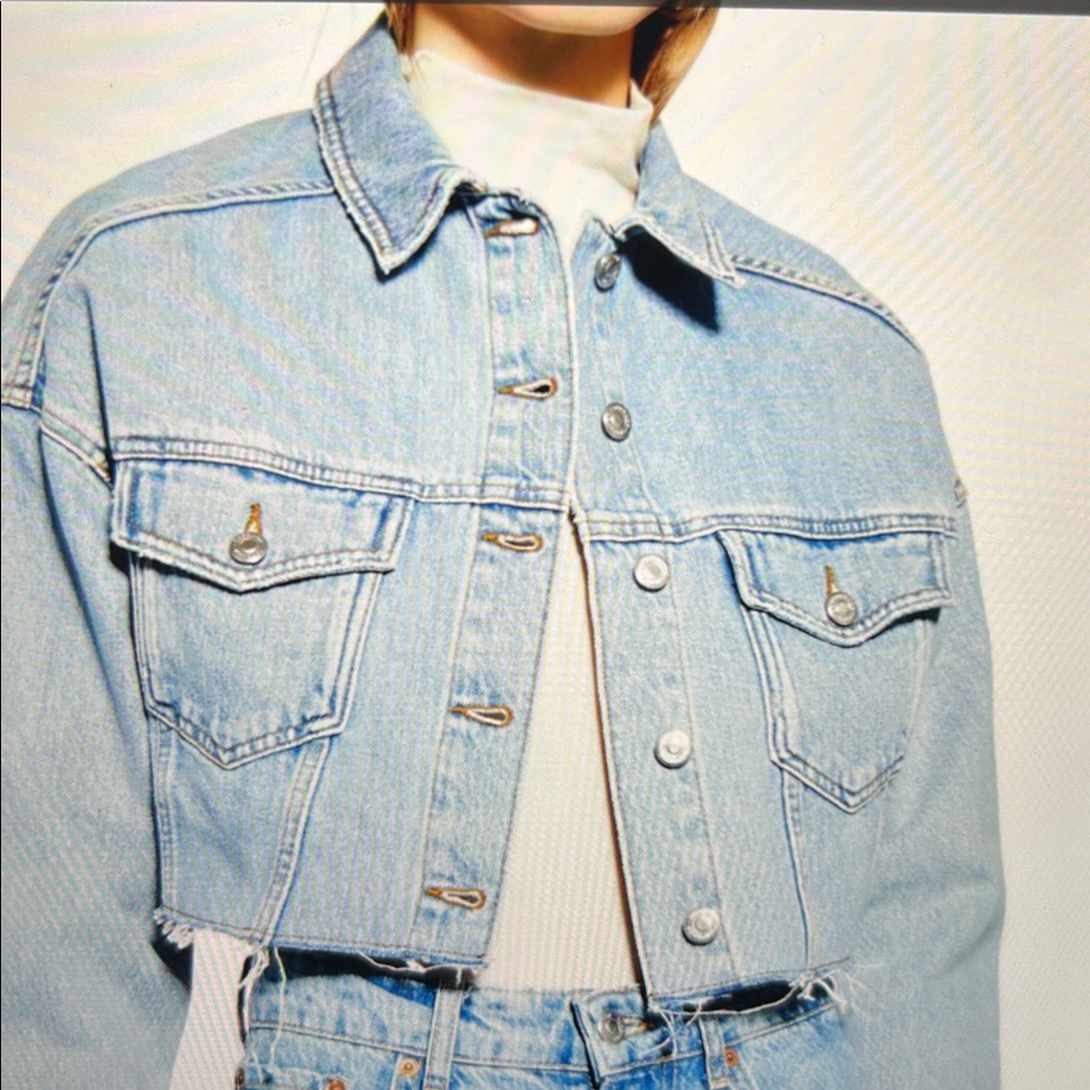 Top shop Light Blue Denim Jacket